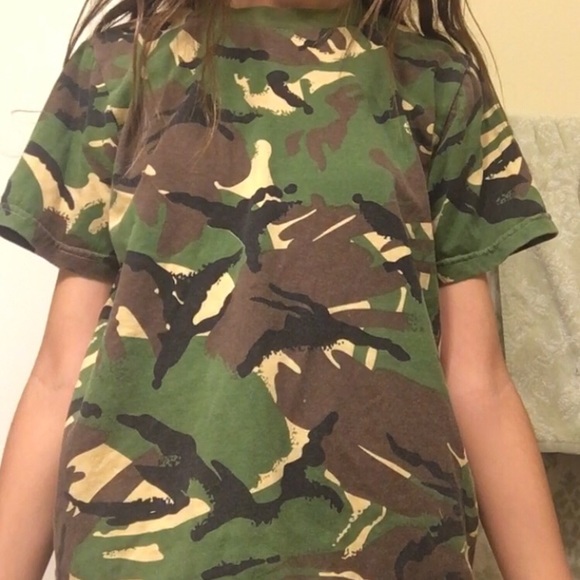 cute unisex camo tee - Picture 1 of 3